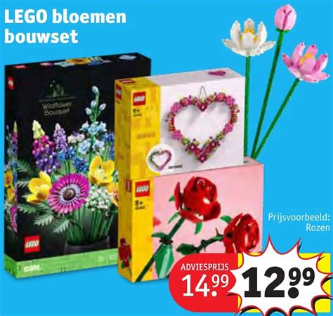 LEGO bloemen bouwsets aanbieding bij Kruidvat .